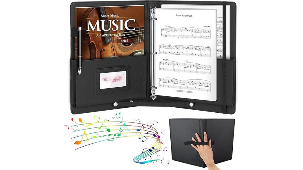 yotino pu leather choral folder