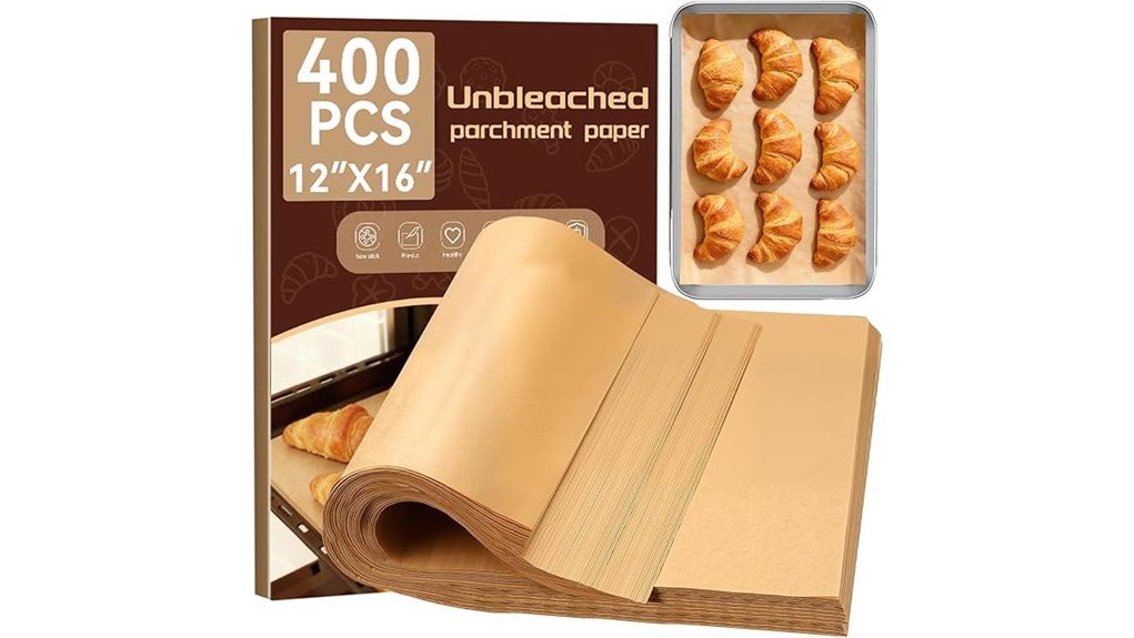yuanye 400 pack unbleached parchment