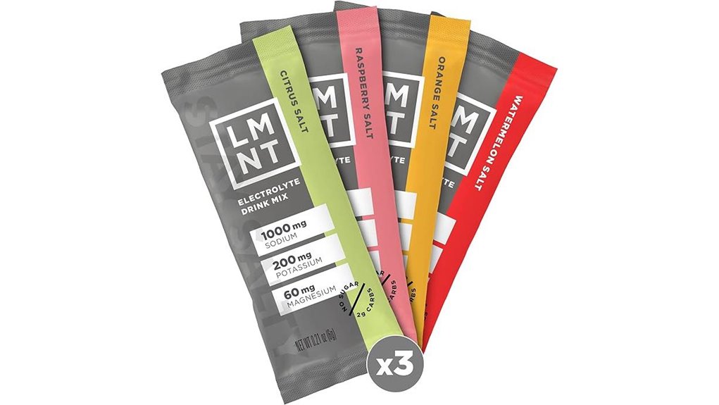 zero sugar electrolyte drink variety