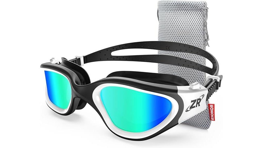zionor g1 polarized anti fog swim goggles