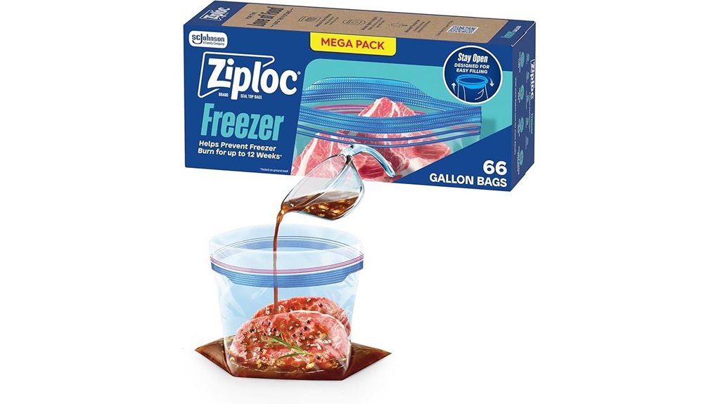 ziploc gallon freezer bags