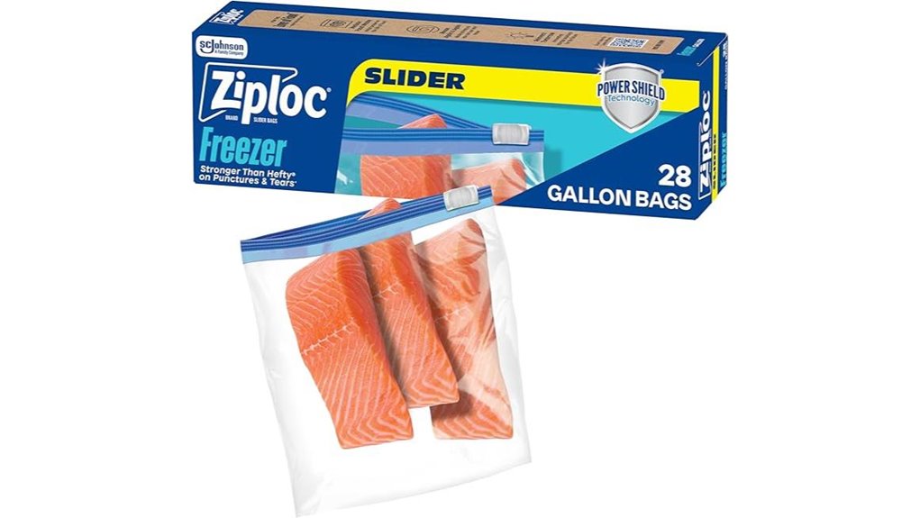 ziploc gallon freezer slider bags