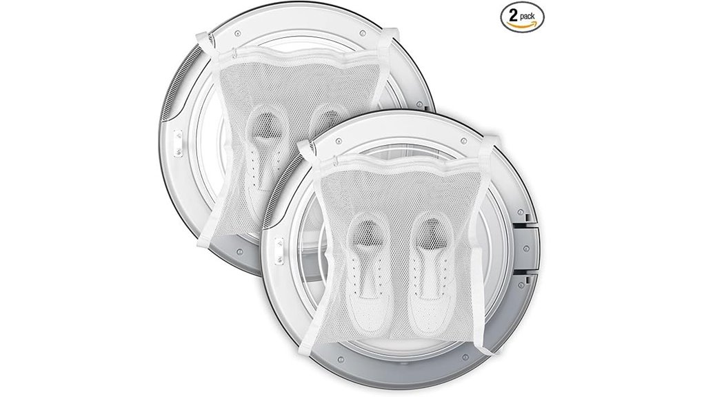 zippered mesh shoe wash bags