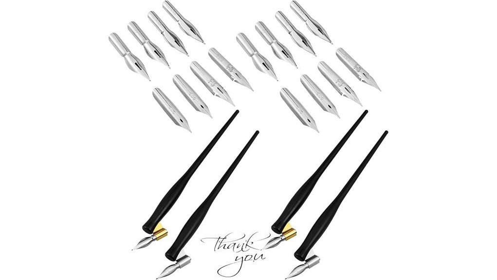 zonon oblique calligraphy dip pen