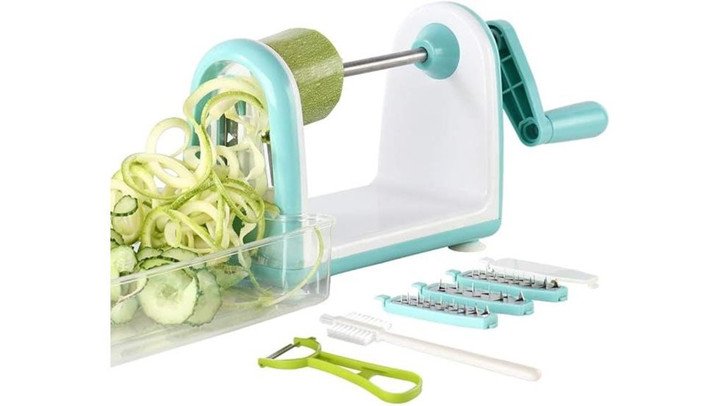 zucchini noodle spiralizer set