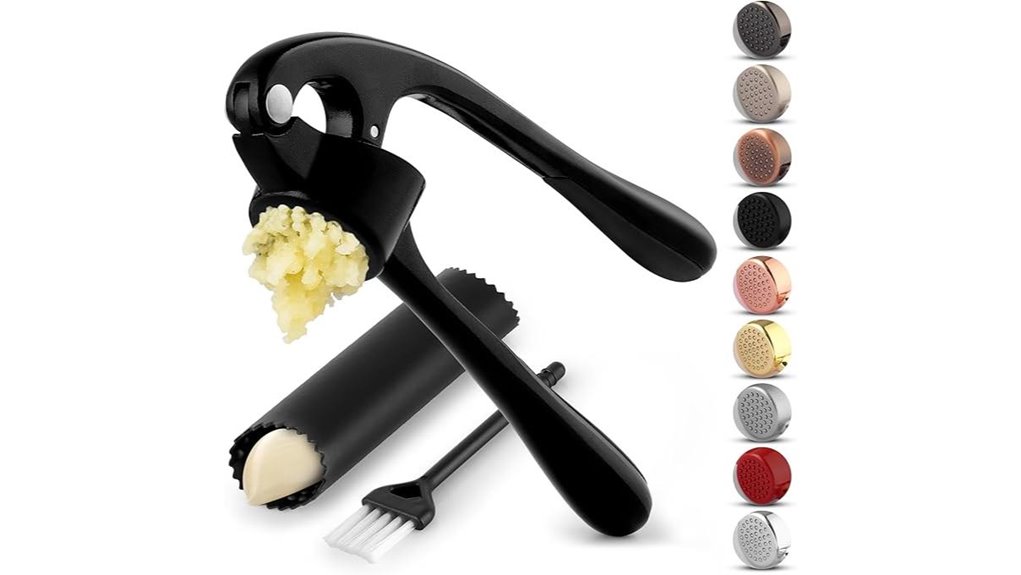 zulay premium garlic press set